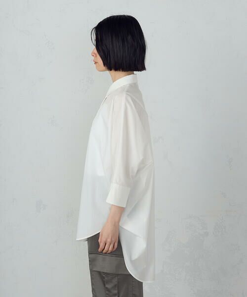 COMME CA ISM / コムサイズム シャツ・ブラウス | バックデザイン　ニュアンス　オーバーサイズシャツ | 詳細7