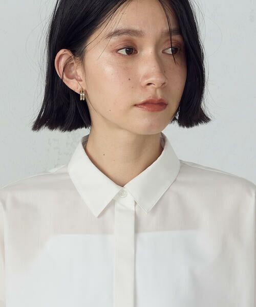 COMME CA ISM / コムサイズム シャツ・ブラウス | バックデザイン　ニュアンス　オーバーサイズシャツ | 詳細9