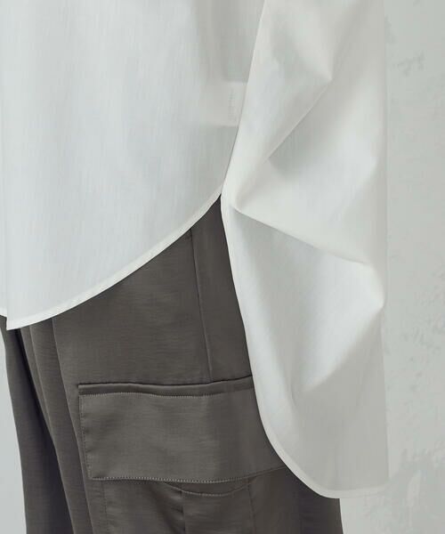 COMME CA ISM / コムサイズム シャツ・ブラウス | バックデザイン　ニュアンス　オーバーサイズシャツ | 詳細11