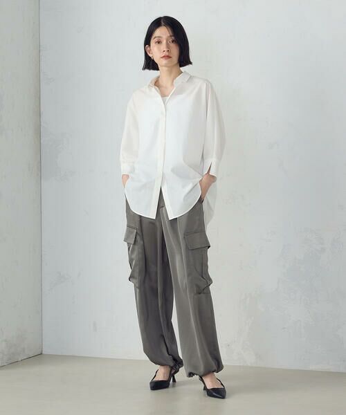 COMME CA ISM / コムサイズム シャツ・ブラウス | バックデザイン　ニュアンス　オーバーサイズシャツ | 詳細3