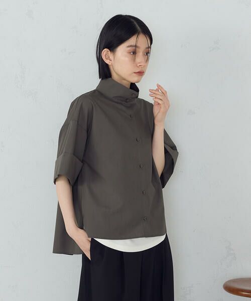 COMME CA ISM / コムサイズム シャツ・ブラウス | ハイネック　シャツ | 詳細14
