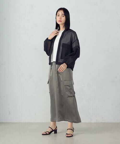 COMME CA ISM / コムサイズム ブルゾン | ナイロンシアーリップストップ MA-1 ブルゾン | 詳細2