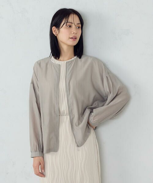 COMME CA ISM / コムサイズム ブルゾン | シアーブルゾン | 詳細11