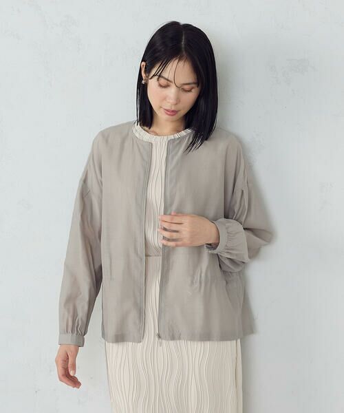COMME CA ISM / コムサイズム ブルゾン | シアーブルゾン | 詳細12