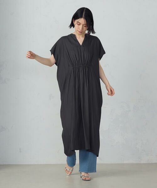 COMME CA ISM / コムサイズム ロング・マキシ丈ワンピース | ゆるっとろみ ワンピース | 詳細3