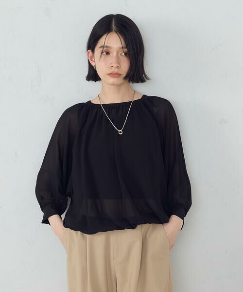 COMME CA ISM / コムサイズム シャツ・ブラウス | 【セットアイテム】 バルーンスリーブブラウス+タンクトップ | 詳細2