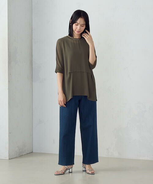COMME CA ISM / コムサイズム シャツ・ブラウス | 【セットアイテム】オーバーTブラウス+タンクトップ | 詳細18