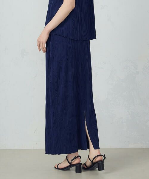 COMME CA ISM / コムサイズム ロング・マキシ丈スカート | ストレッチプリーツ ナロースカート / セットアップ対応 | 詳細21