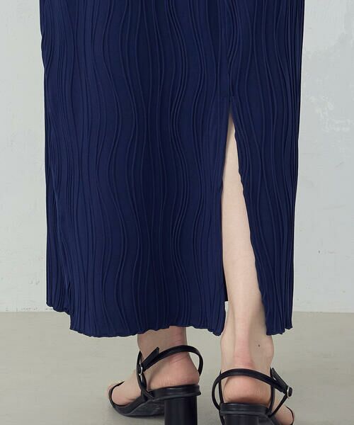 COMME CA ISM / コムサイズム ロング・マキシ丈スカート | ストレッチプリーツ ナロースカート / セットアップ対応 | 詳細27