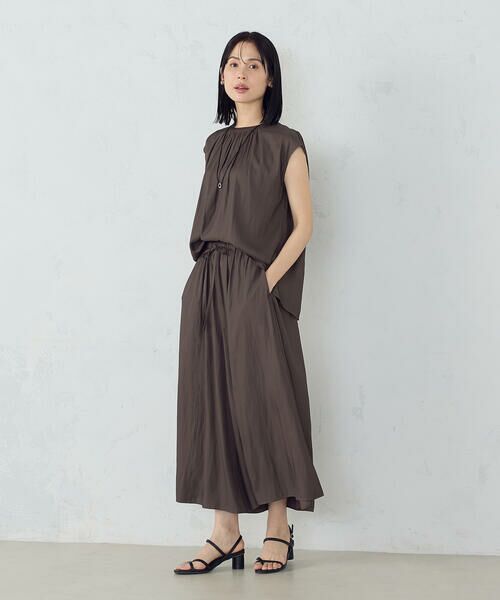 COMME CA ISM / コムサイズム その他パンツ | ゆるっとろみ スカーチョ / セットアップ対応 | 詳細7