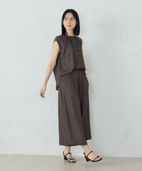 COMME CA ISM / コムサイズム その他パンツ | ゆるっとろみ スカーチョ / セットアップ対応 | 詳細8