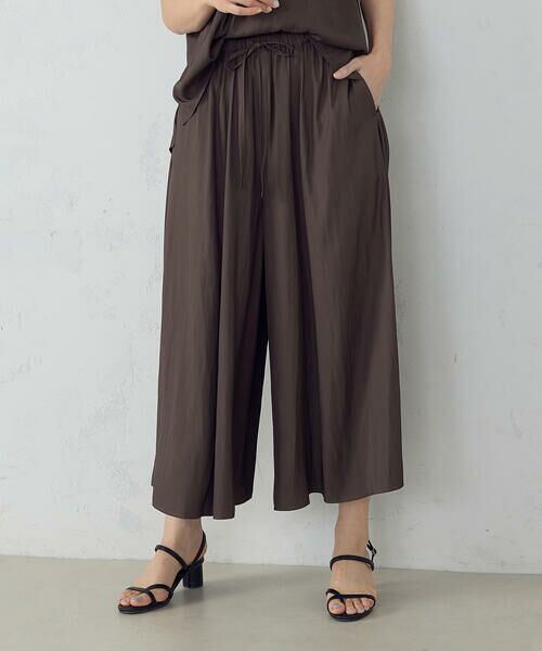 COMME CA ISM / コムサイズム その他パンツ | ゆるっとろみ スカーチョ / セットアップ対応 | 詳細12