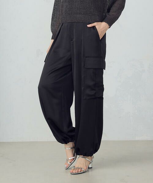 COMME CA ISM / コムサイズム カーゴパンツ | ポリエステルマットサテン カーゴパンツ | 詳細3