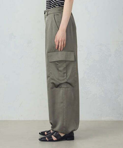 COMME CA ISM / コムサイズム カーゴパンツ | ポリエステルマットサテン カーゴパンツ | 詳細17