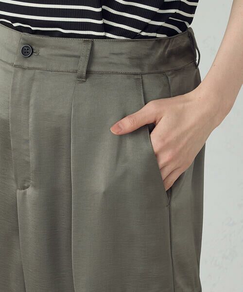 COMME CA ISM / コムサイズム カーゴパンツ | ポリエステルマットサテン カーゴパンツ | 詳細19