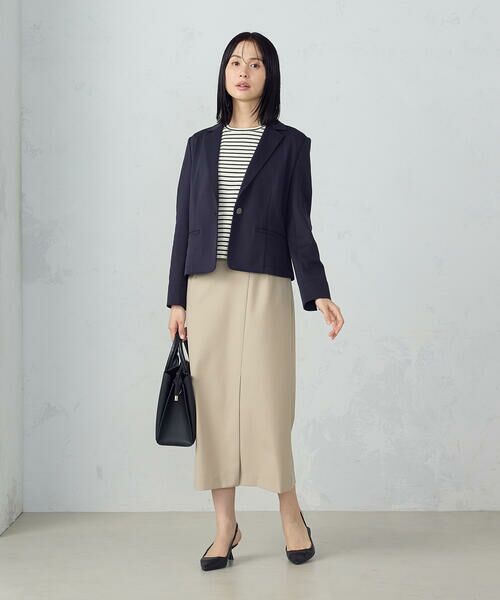 COMME CA ISM / コムサイズム カットソー | ボックスシルエット クロップ丈ボーダーＴシャツ | 詳細5