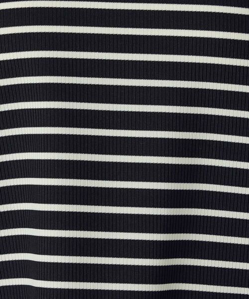 セール】 ボックスシルエット クロップ丈ボーダーTシャツ