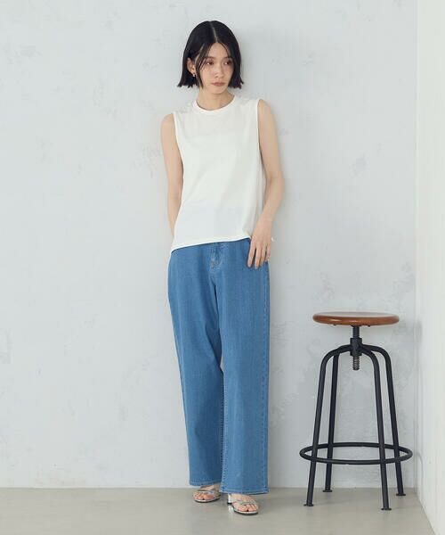 COMME CA ISM / コムサイズム タンクトップ | ベーシック　テレコ タンクトップ | 詳細1