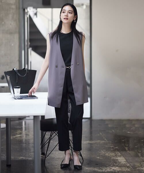 COMME CA ISM / コムサイズム タンクトップ | ベーシック テレコ タンクトップ | 詳細4