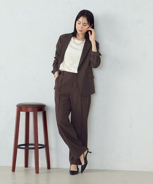 COMME CA ISM / コムサイズム カットソー | ロゴプリントＴシャツ | 詳細1