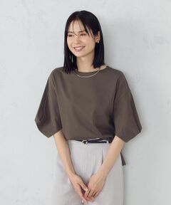 COMME CA ISM / コムサイズム カットソー | タックスリーブ　カットソー