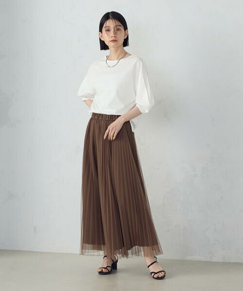 COMME CA ISM / コムサイズム カットソー | タックスリーブ カットソー | 詳細1