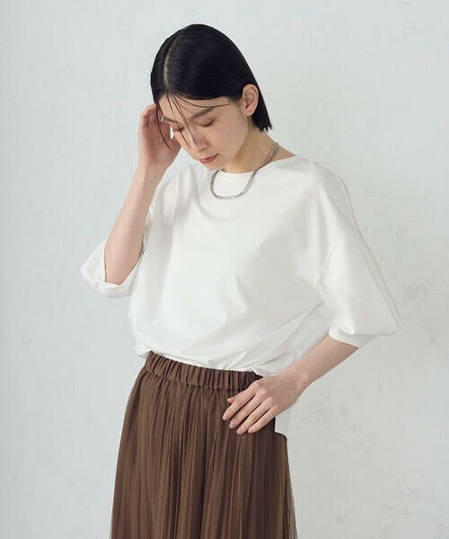 COMME CA ISM / コムサイズム カットソー | タックスリーブ カットソー | 詳細3