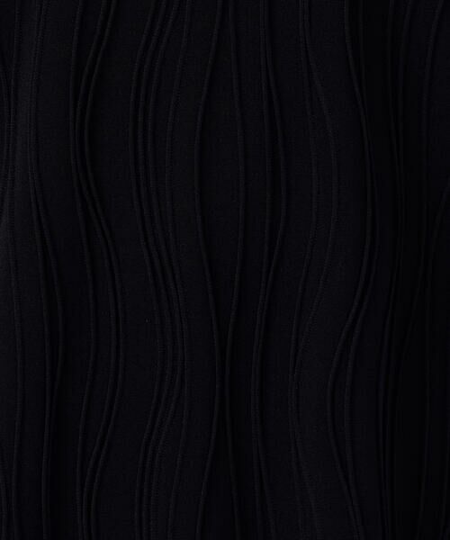COMME CA ISM / コムサイズム カットソー | クルーネック　ストレッチプリーツカットソー / セットアップ対応 | 詳細7