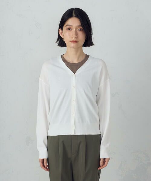 COMME CA ISM / コムサイズム カーディガン・ボレロ | 【ウォッシャブル・UVカット】ベーシック カーディガン | 詳細6