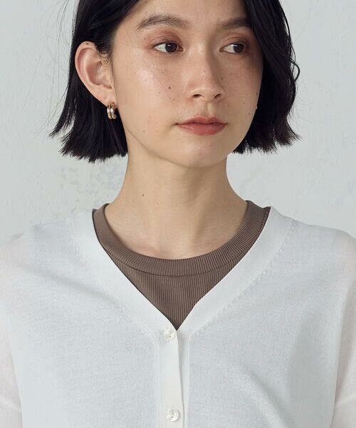 COMME CA ISM / コムサイズム カーディガン・ボレロ | 【ウォッシャブル・UVカット】ベーシック カーディガン | 詳細9