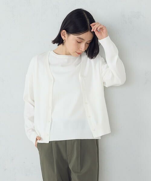 COMME CA ISM / コムサイズム カーディガン・ボレロ | 【ウォッシャブル・UVカット】ベーシック カーディガン | 詳細3