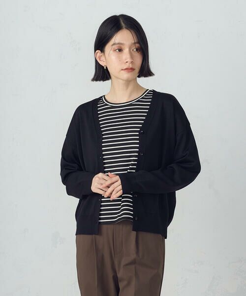 COMME CA ISM / コムサイズム カーディガン・ボレロ | 【ウォッシャブル・UVカット】ベーシック カーディガン | 詳細17