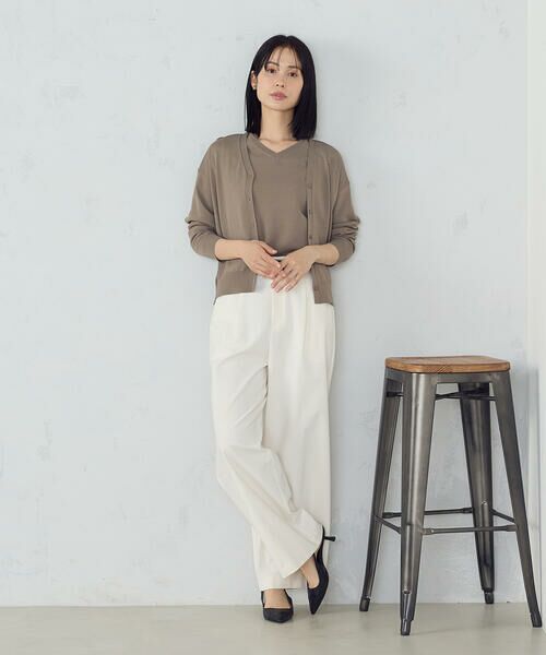 COMME CA ISM / コムサイズム カーディガン・ボレロ | 【ウォッシャブル・UVカット】ベーシック カーディガン | 詳細19