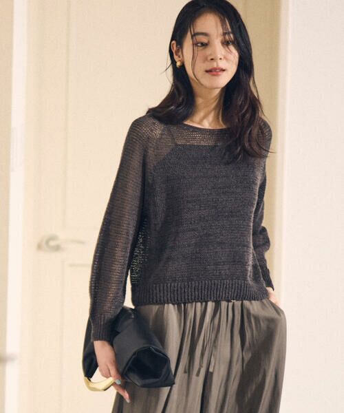 COMME CA ISM / コムサイズム ニット・セーター | ホールガーメント　ロングスリーブニット | 詳細1