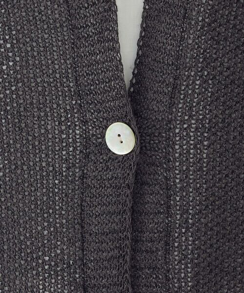 COMME CA ISM / コムサイズム ベスト | ホールガーメント 前開きベスト | 詳細4