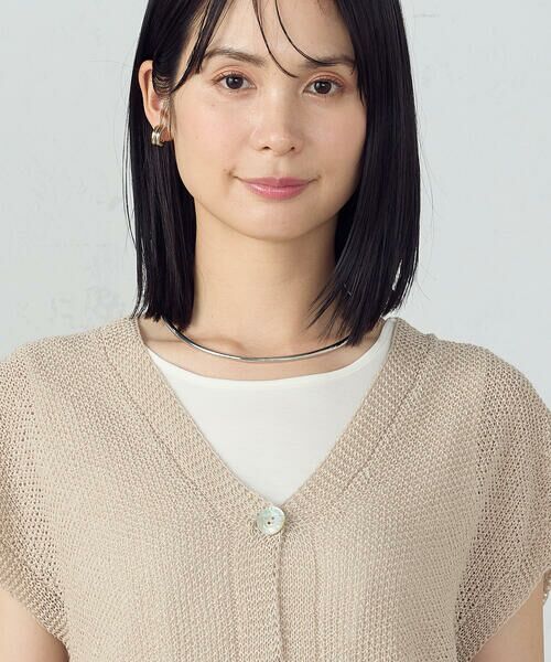 COMME CA ISM / コムサイズム ベスト | ホールガーメント 前開きベスト | 詳細12