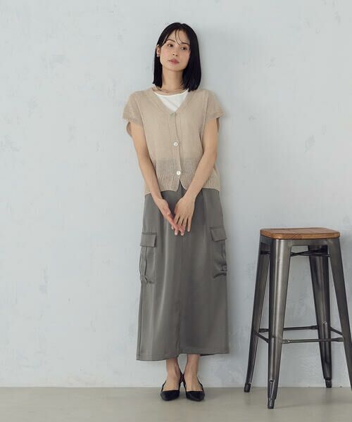 COMME CA ISM / コムサイズム ベスト | ホールガーメント 前開きベスト | 詳細6