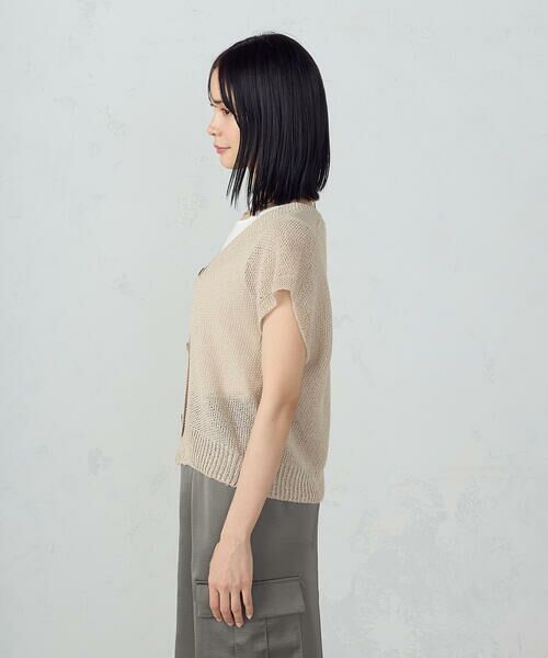 COMME CA ISM / コムサイズム ベスト | ホールガーメント 前開きベスト | 詳細10