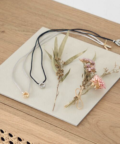 COMME CA ISM / コムサイズム ネックレス・ペンダント・チョーカー | 変形リング　スライドネックレス | 詳細2