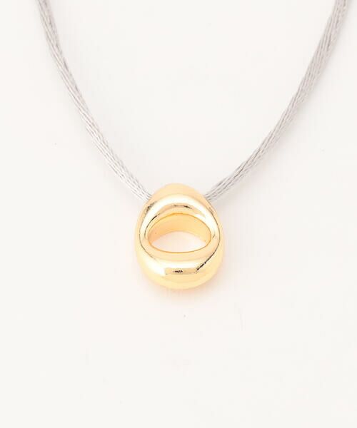 COMME CA ISM / コムサイズム ネックレス・ペンダント・チョーカー | 変形リング　スライドネックレス | 詳細3