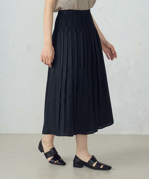 COMME CA ISM / コムサイズム ロング・マキシ丈スカート | リバーシブル　風通チェックスカート / セットアップ対応 | 詳細7