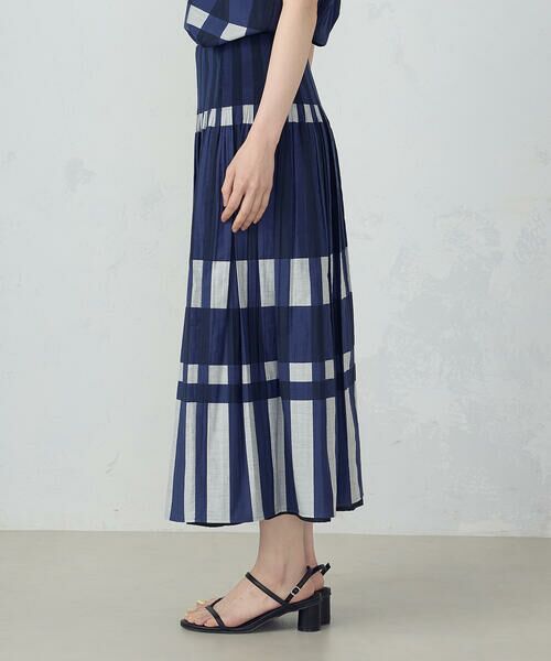 COMME CA ISM / コムサイズム ロング・マキシ丈スカート | リバーシブル　風通チェックスカート / セットアップ対応 | 詳細17