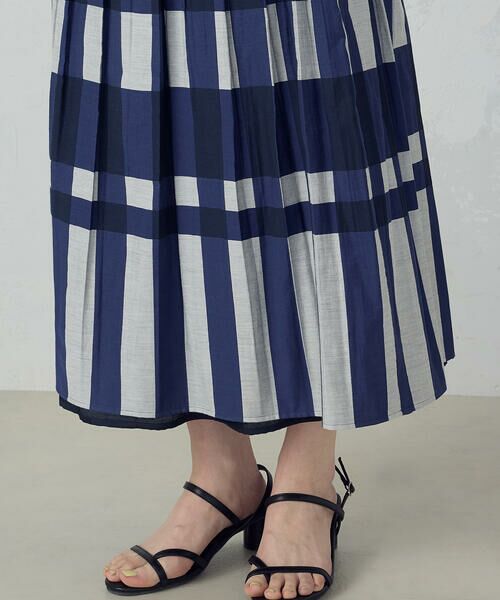 COMME CA ISM / コムサイズム ロング・マキシ丈スカート | リバーシブル　風通チェックスカート / セットアップ対応 | 詳細20