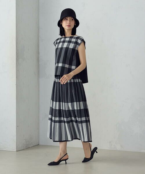 COMME CA ISM / コムサイズム シャツ・ブラウス | 風通チェック　シャツプルオーバー / セットアップ対応 | 詳細1