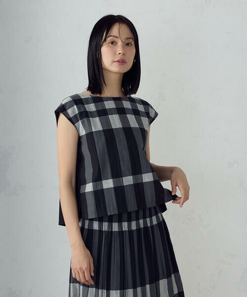 COMME CA ISM / コムサイズム シャツ・ブラウス | 風通チェック　シャツプルオーバー / セットアップ対応 | 詳細3