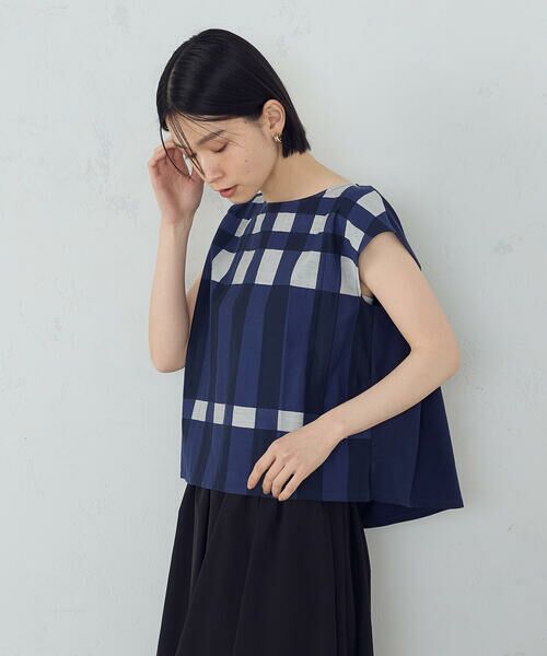 COMME CA ISM / コムサイズム シャツ・ブラウス | 風通チェック　シャツプルオーバー / セットアップ対応 | 詳細12