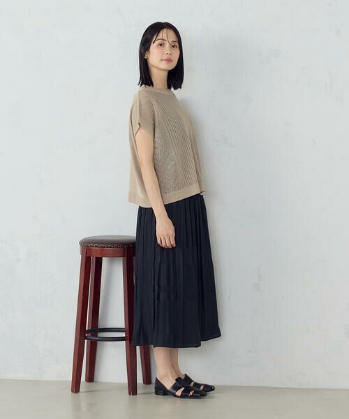 COMME CA ISM / コムサイズム ニット・セーター | お家で洗える　柄編み　ニットＴ | 詳細5