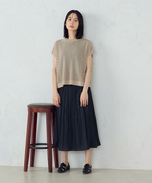 COMME CA ISM / コムサイズム ニット・セーター | お家で洗える　柄編み　ニットＴ | 詳細6