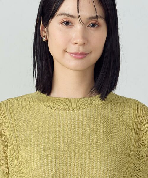COMME CA ISM / コムサイズム ニット・セーター | お家で洗える　柄編み　ニットＴ | 詳細15