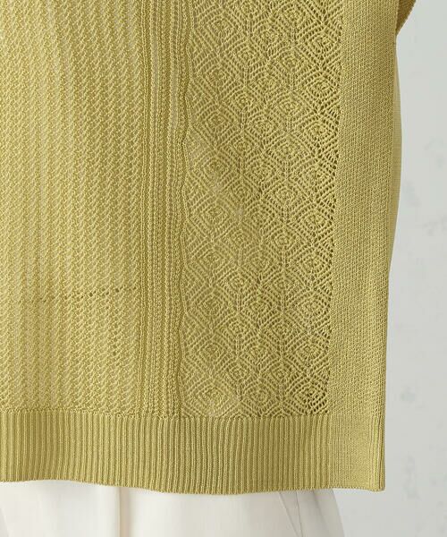 COMME CA ISM / コムサイズム ニット・セーター | お家で洗える　柄編み　ニットＴ | 詳細17